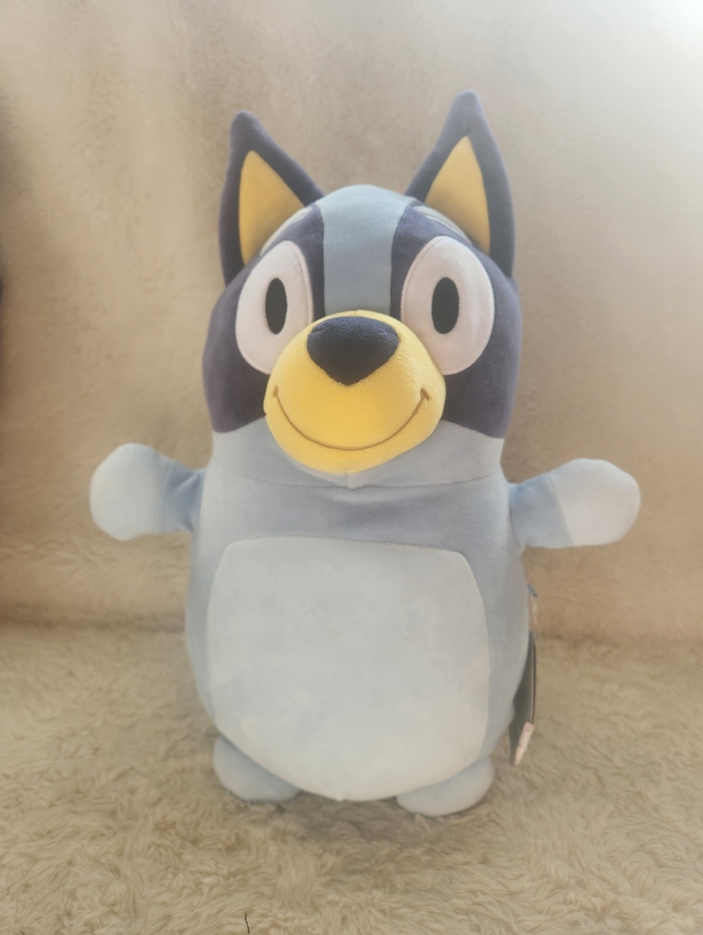 Squishmallows Bluey HugMees 14" Plush Toy NWT Rare Collectible Cute Ultra Soft